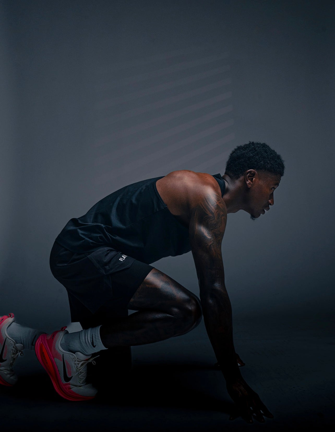 Double layer compression shorts