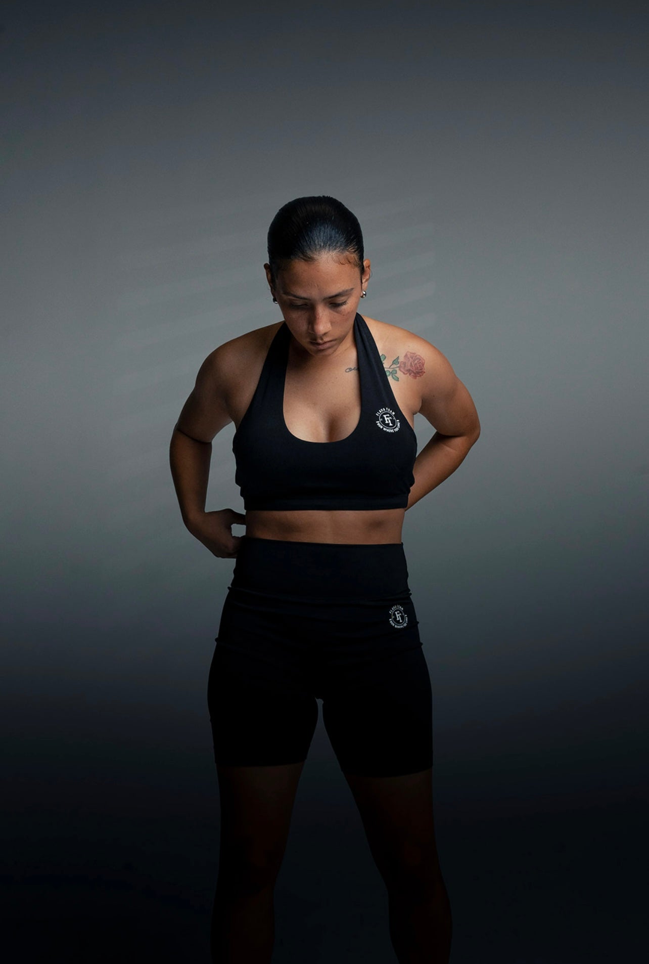 women compression running shorts