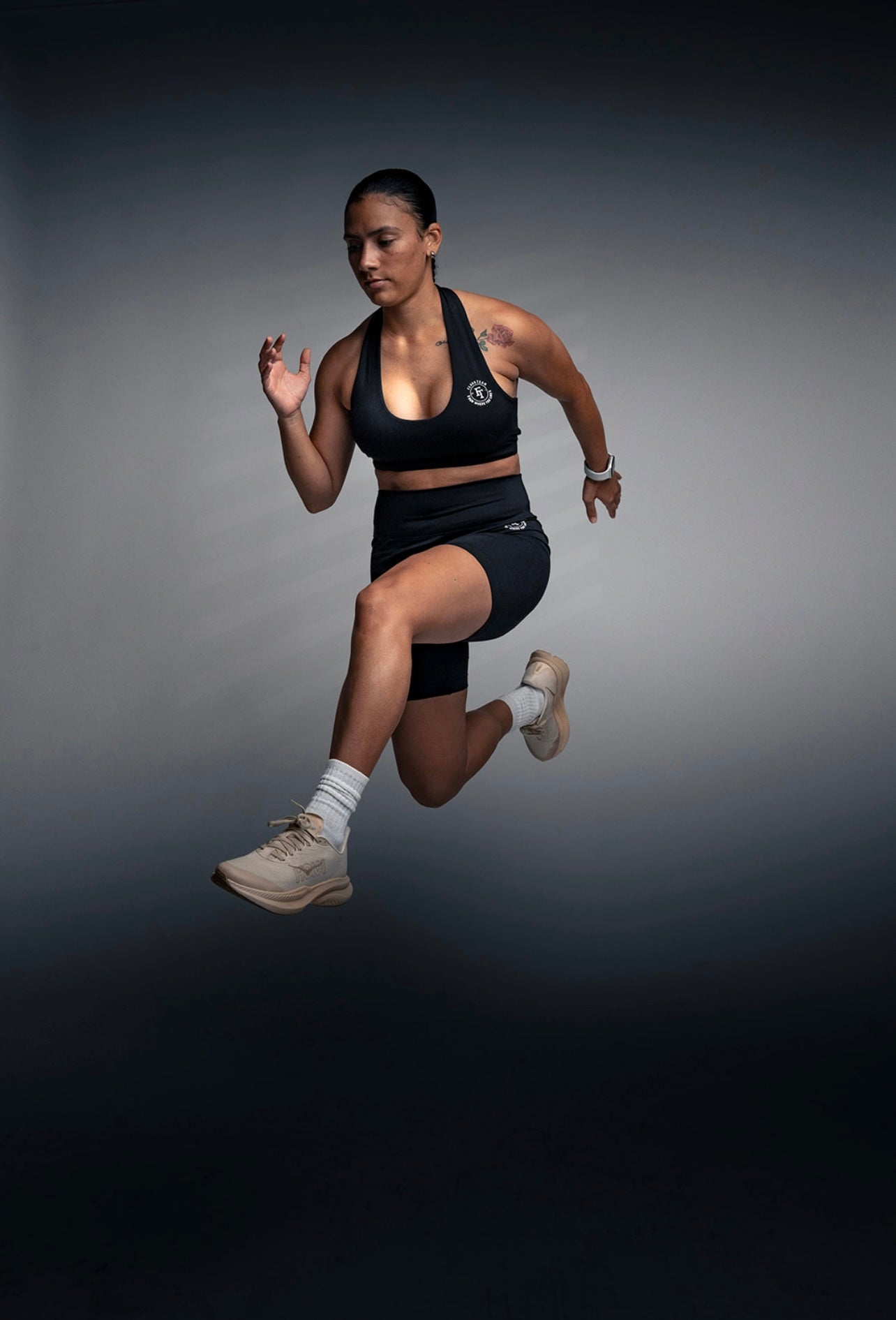 women compression running shorts