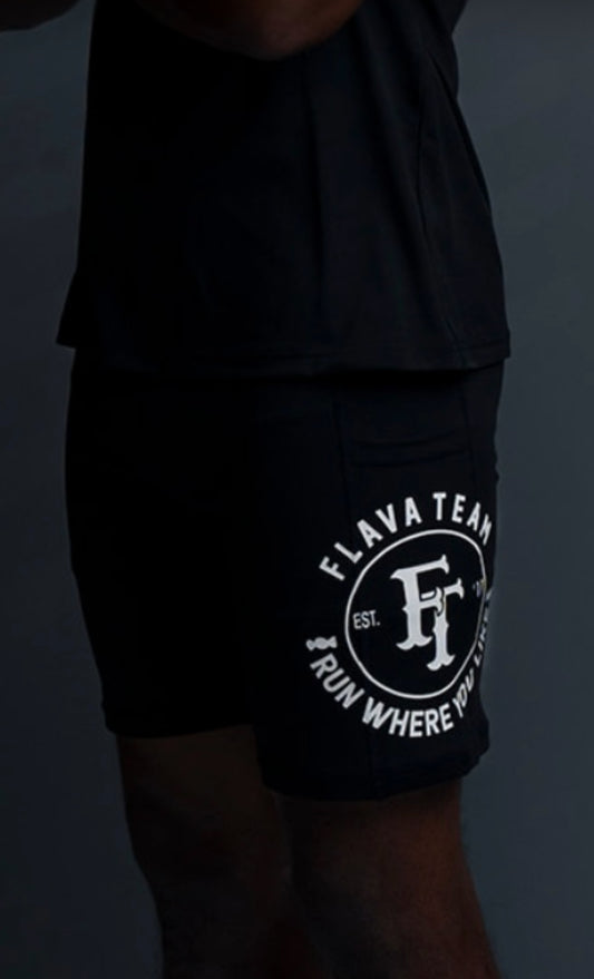 Compression running shorts